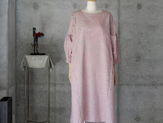 着物リメイク    藤娘きぬたや　有松絞りのワンピース/フリーサイズ　 kimono　の画像