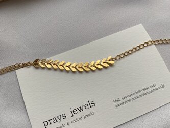 Simple Chain Bracelet　アローモチーフチェーンブレスレットの画像