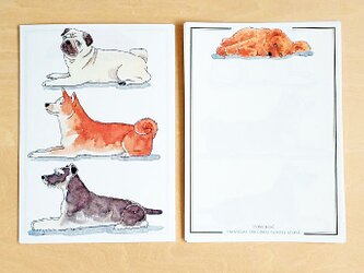 メモ紙　犬の画像