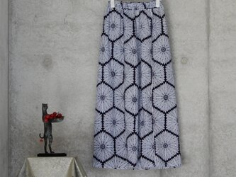 着物リメイク　浴衣のサルエル風パンツ/　 フリーサイズの画像