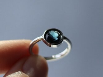 ロンドンブルートパーズのゆびわ