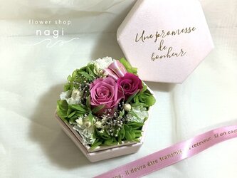 【Jewelbox/Pink】プリザーブドフラワーの画像