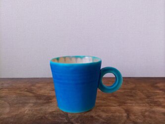 トルコ青　コーヒーカップの画像