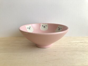 平茶碗（シロクマ・ピンク）の画像