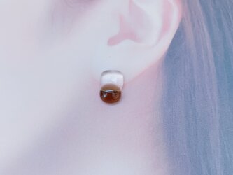 煌めくガラスピアス&イヤリングの画像