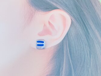 煌めくガラスピアス&イヤリングの画像