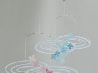 モビール＊水紋の紫陽花の画像