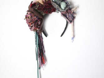 【個性的】糸による花々のヘッドドレス Peking Operaの画像