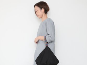 1点もの Pointy corn bag / blackの画像
