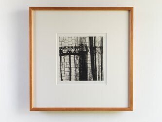 銅版画 "balcony#8"（額装）の画像