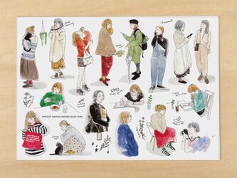 マスキングシート　女の子の画像