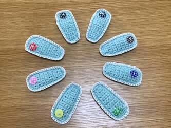 ボタン付きのスリーピン【商品番号:2306-2】の画像