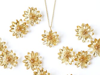 シトリンによるヒマワリのネックレス　～Sunflowerの画像