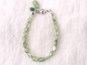 Green Kyanite Bracelet【RP】グリーンカイヤナイト ブレスレットの画像