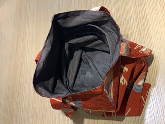 【着物リメイク】A４サイズエコバックの画像
