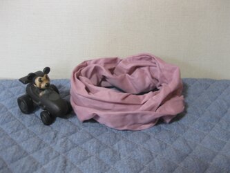 ダブルガーゼスヌード《ライラック・一重》の画像