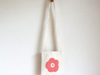 「 poppy（ピンク ）」サコッシュ ＜オーガニックコットン＞の画像