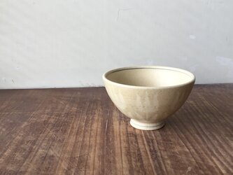 茶碗　釉彩並びチューリップ 黄の画像