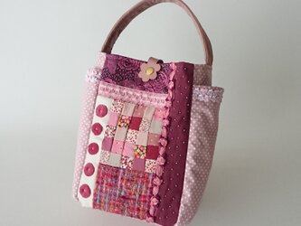 pink mosaic one-handle bagの画像