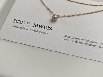 14kgfYG 4.5ｍｍラウンドAAA淡水グレーパール Pearls Necklace 38.5cmの画像