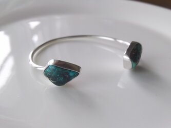 青い鳥のバングル チベットターコイズの画像