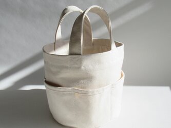 【受注生産】ツールバッグ　お裁縫かばん　きなり色