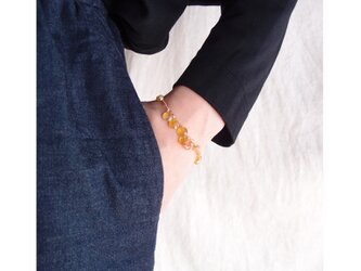 【K14gf】Yellow Sapphire Mixed Stone Bracelet／イエローサファイア　ブレスレット