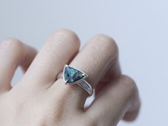 ボルダーオパールリング triangle