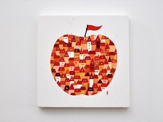 ファブリックパネル「りんご」の画像