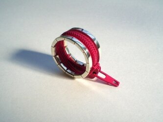 zip ring - redの画像