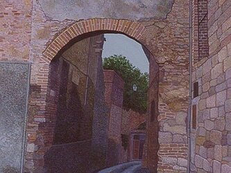 中世の街道の画像