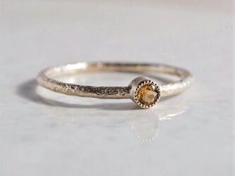 Citrine birthstone ring [R050K10CT]の画像