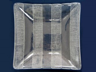 四角なガラス皿　ＳＤ１５４の画像