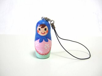 水玉青ずきんちゃん・ストラップの画像