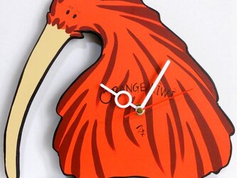 オレンジキーウィ　　クロックの画像