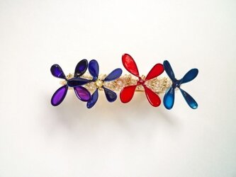 髪飾り*blooming flower color バレッタ Sの画像