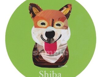 柴犬《犬種名ステッカー/小型犬》の画像