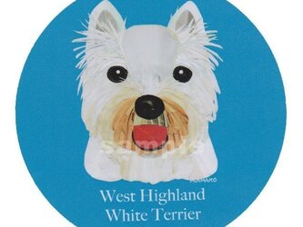 ウェスト ハイランド ホワイト テリア《犬ステッカー/小型犬》の画像