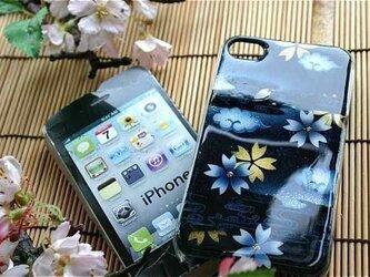 【送料無料】匠の技！和柄iPhoneケース「伊」の画像
