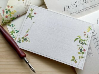 野の花　カード 〜野いちご〜の画像