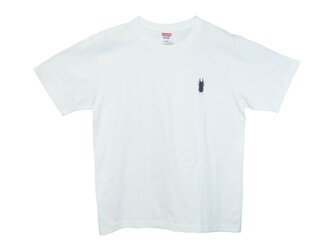 6.2oz Tシャツ white M クワガタ3の画像
