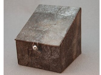 ふた、留め金付き小箱 (シルバー)の画像