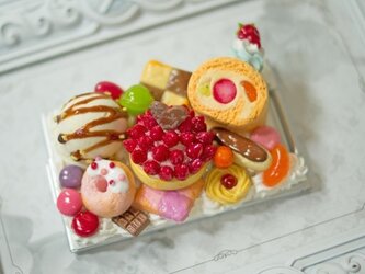 いちごタルトのコンパクトミラーSサイズ (dg005)の画像