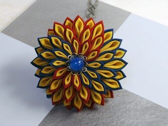 つまみ細工かんざし 丸花_08の画像
