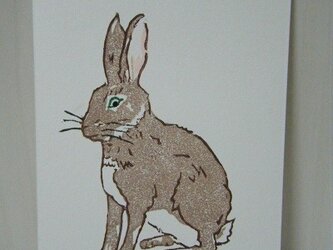 葉書〈Rabbit－4〉の画像