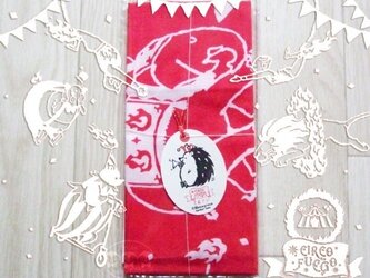 サーカス柄てぬぐい「Circo Fuego-炎のサーカス団-」の画像