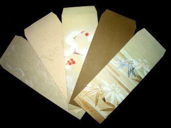 レトロ封筒　5枚組の画像