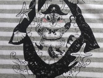 【新作】海賊 リス ボーダー Tシャツの画像