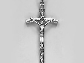受難像（イエス・キリストの十字架像）　アーチ型十字架の受難像　pc35　好評ですの画像