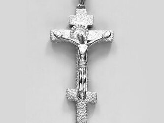 ロシア正教のクロス（八端十字架）　ロシア十字架の受難像　rc37　好評ですの画像